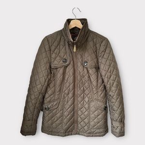 Vince Camuto Quilted Puffer Jacket in Olive, size S